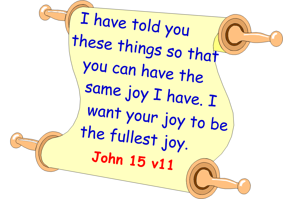 Memory verse John 15 v11