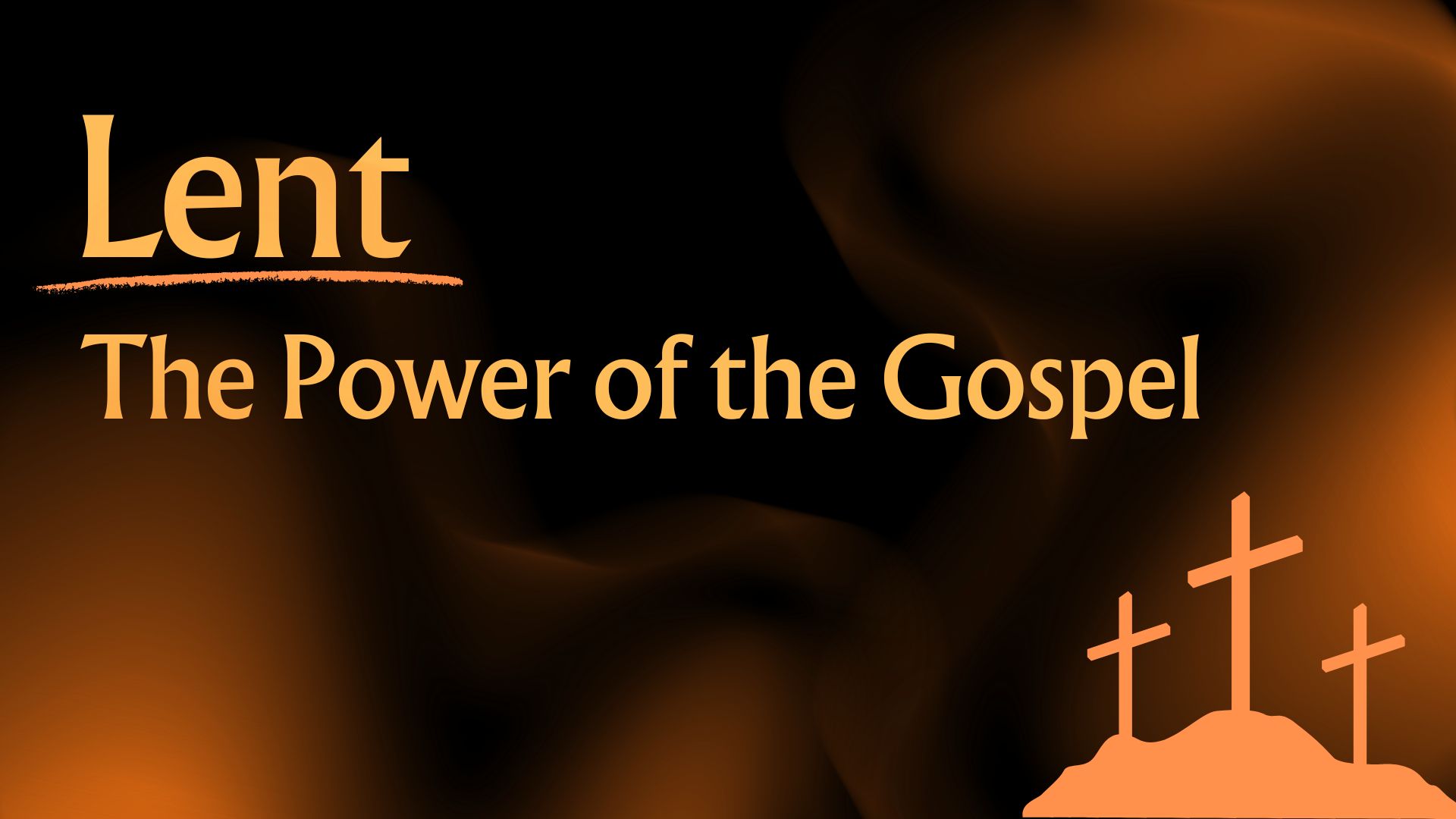 Lent series Youtube image